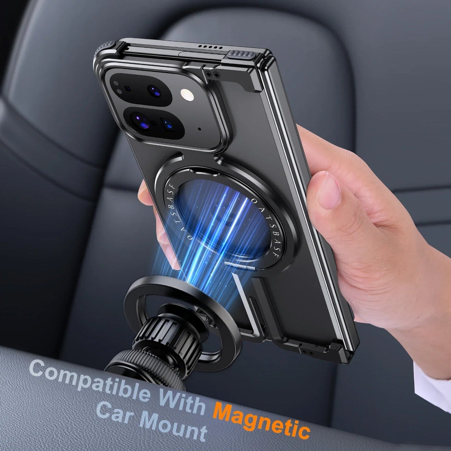 Sleek Magnetic Frameless Aluminum Phone Case for Google Pixel Series - FonKayz