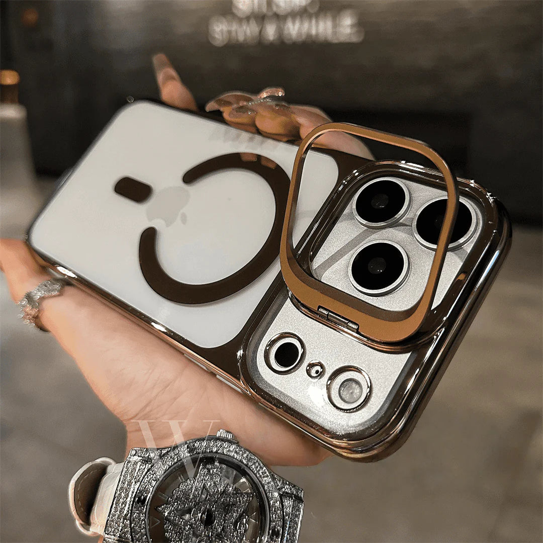 LensStand® – iPhone 17 Series Magnetic Borderless Case