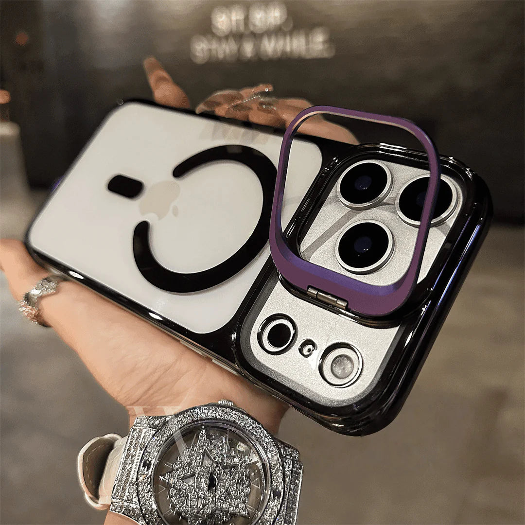 LensStand® – iPhone 17 Series Magnetic Borderless Case