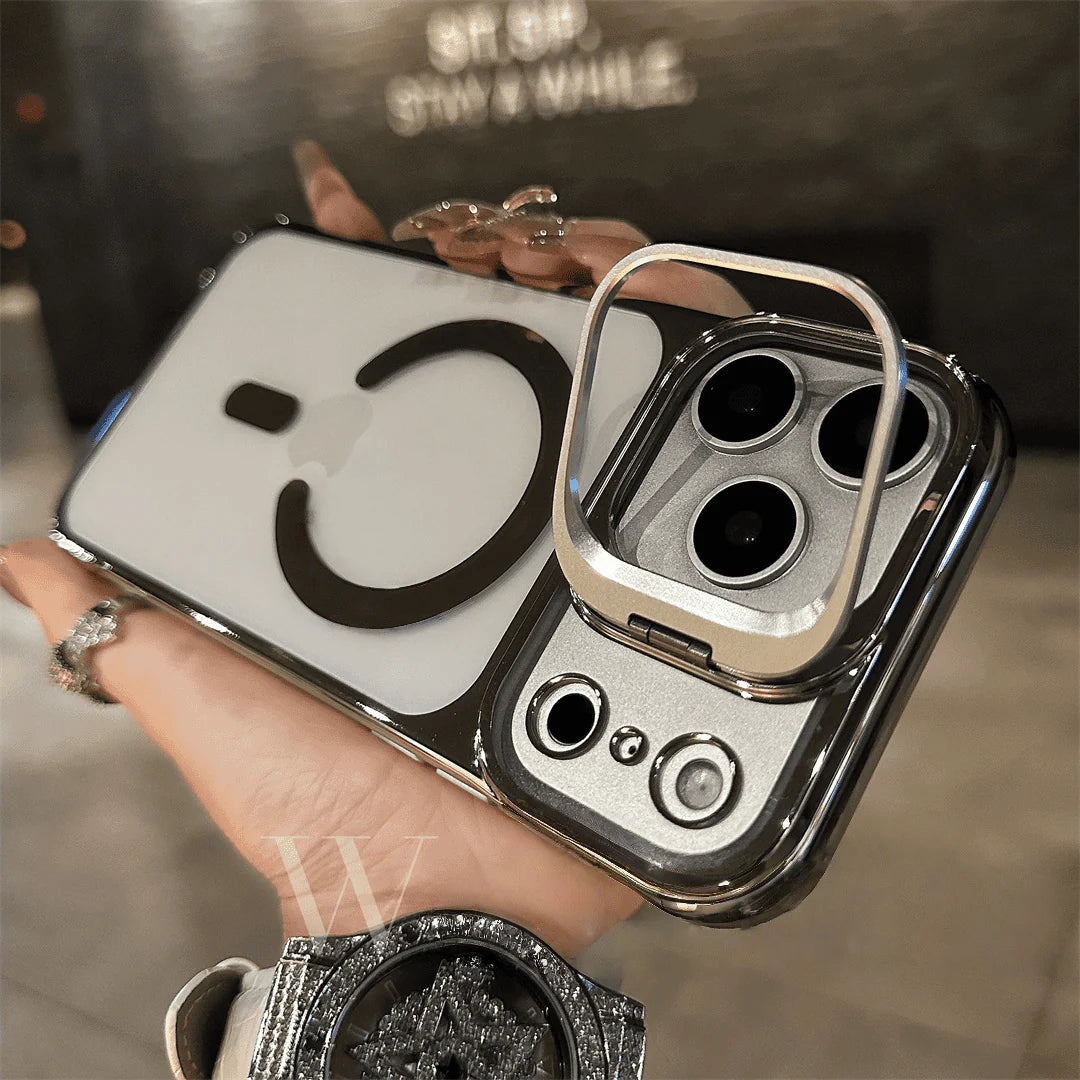 LensStand® – iPhone 17 Series Magnetic Borderless Case