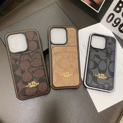 Trendy CO iPhone Case with Convenient Card Pocket