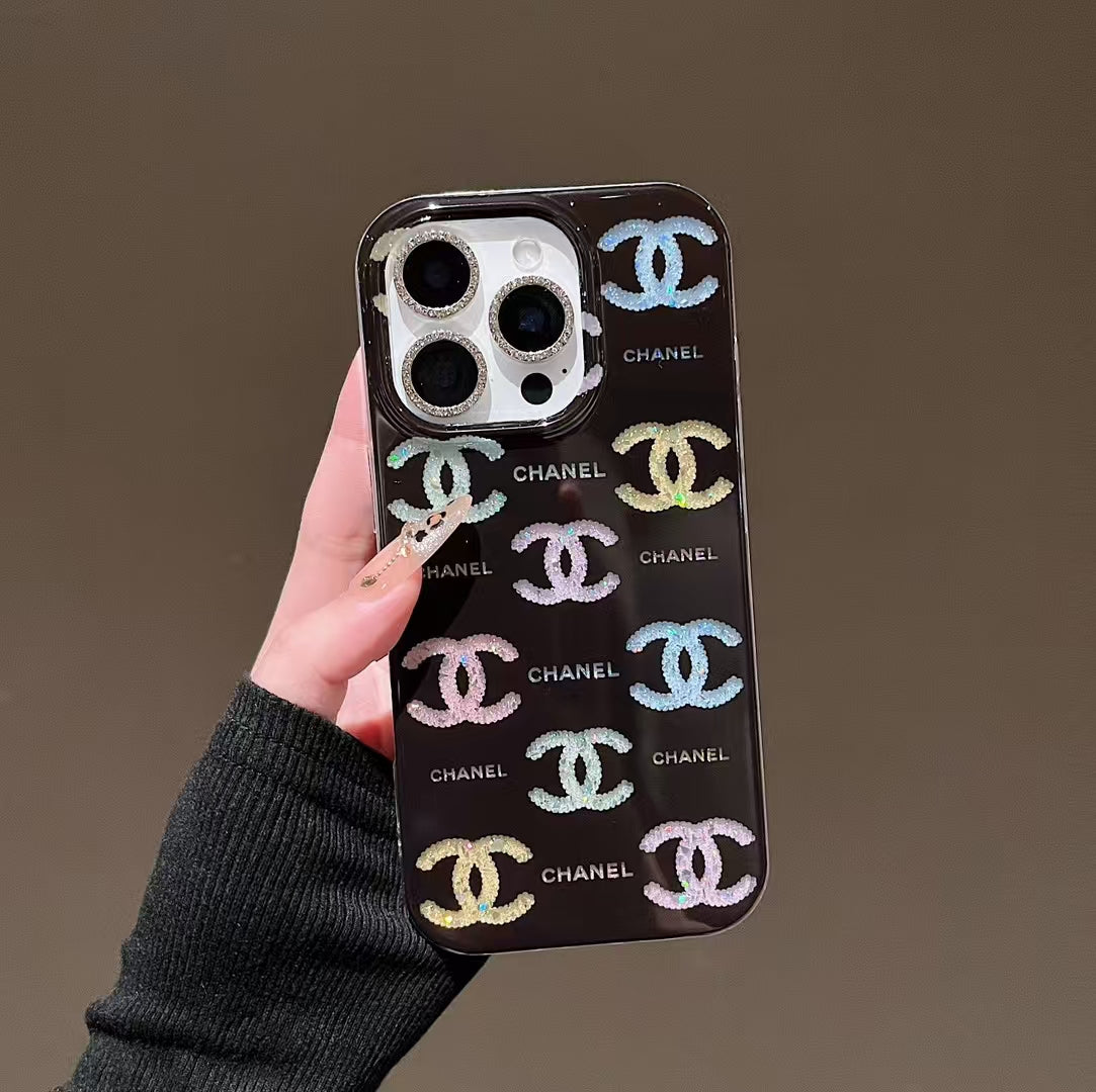 Luxury CC Holographic Lady Phone Case