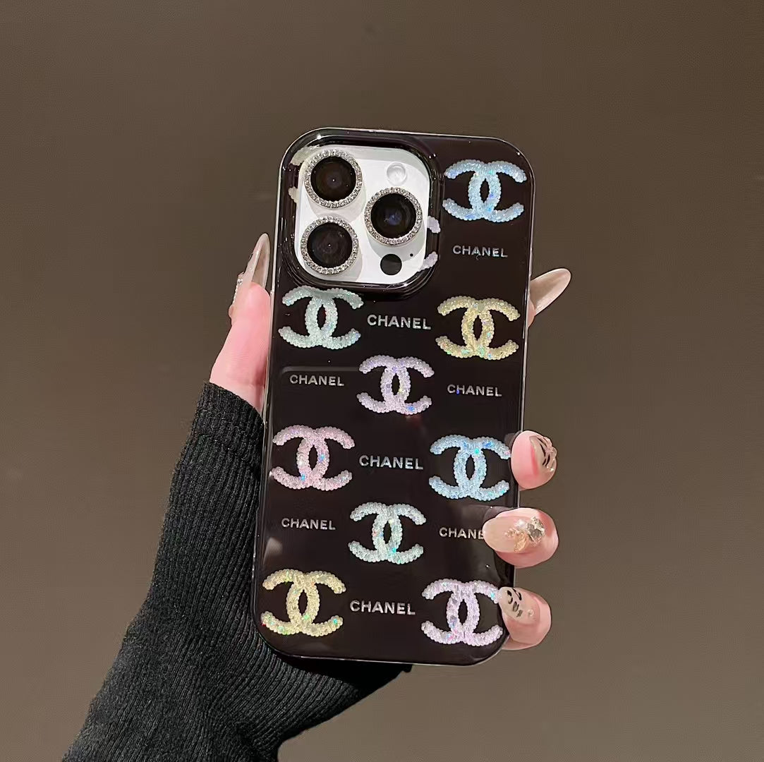 Luxury CC Holographic Lady Phone Case