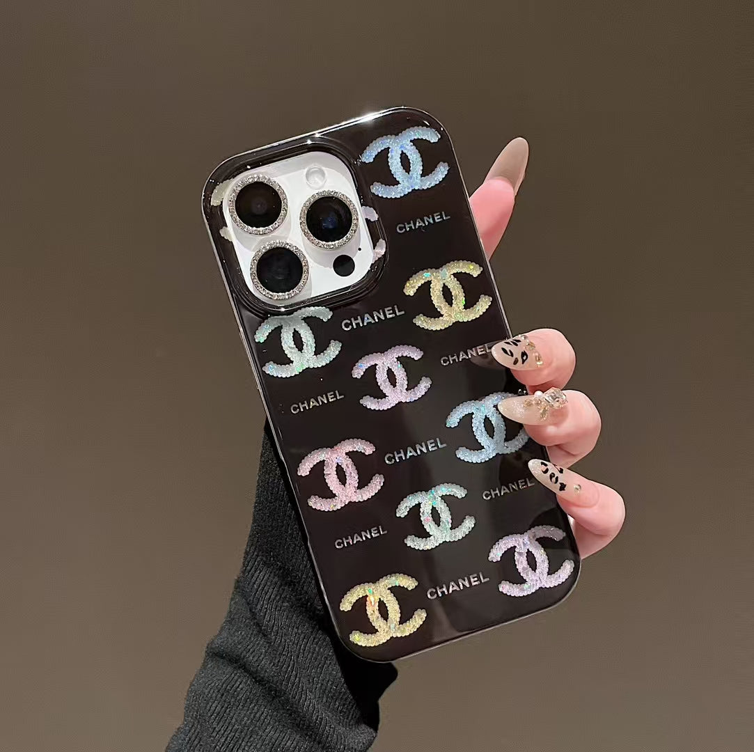 Luxury CC Holographic Lady Phone Case