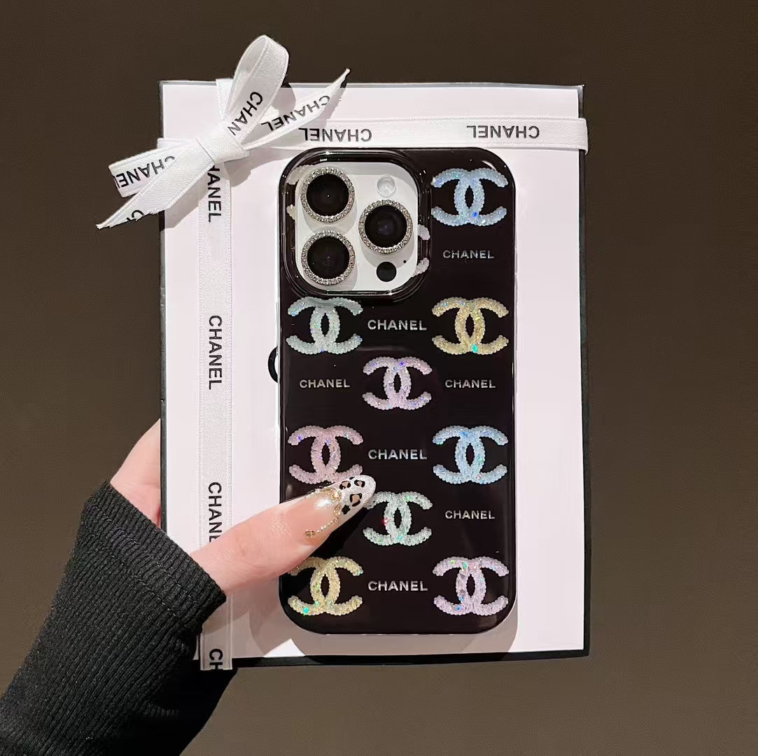 Luxury CC Holographic Lady Phone Case