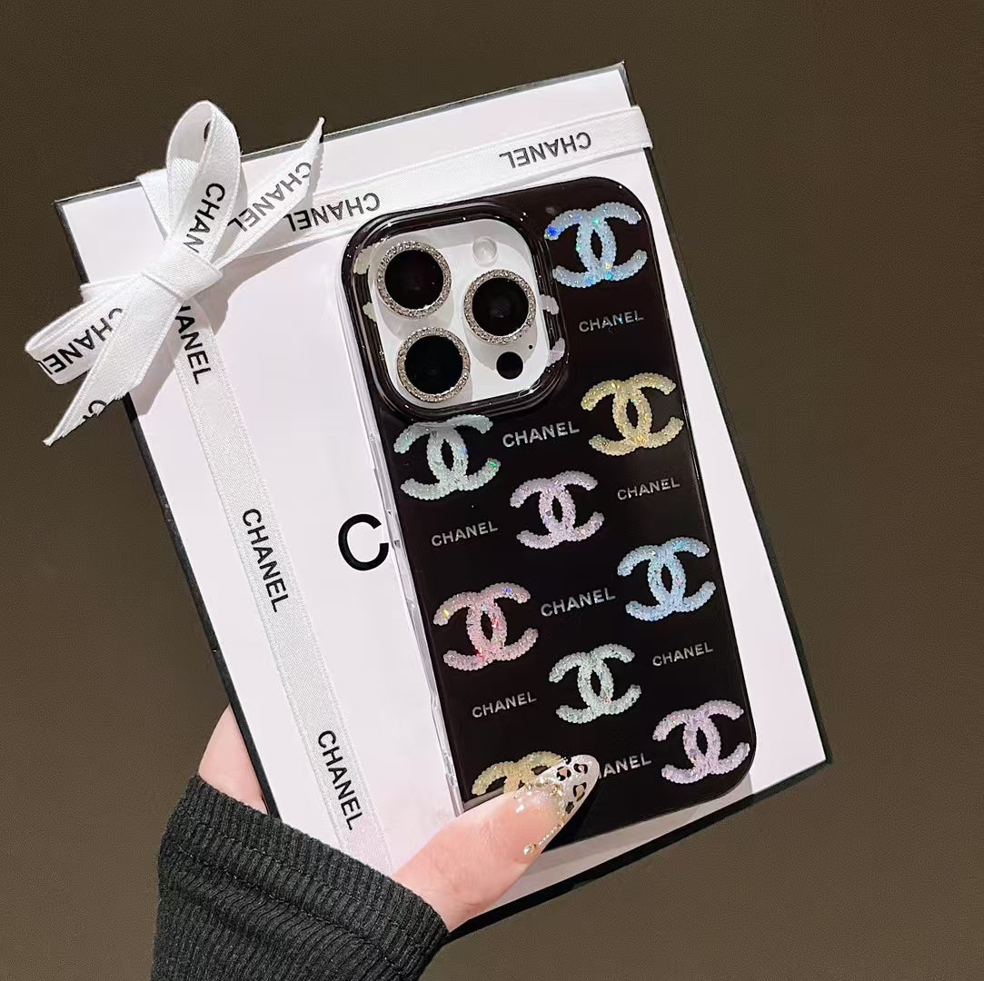 Luxury CC Holographic Lady Phone Case