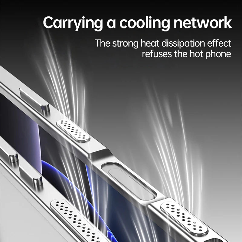 HeatShield® – iPhone 17 Series Aluminum Cooling Frame Case