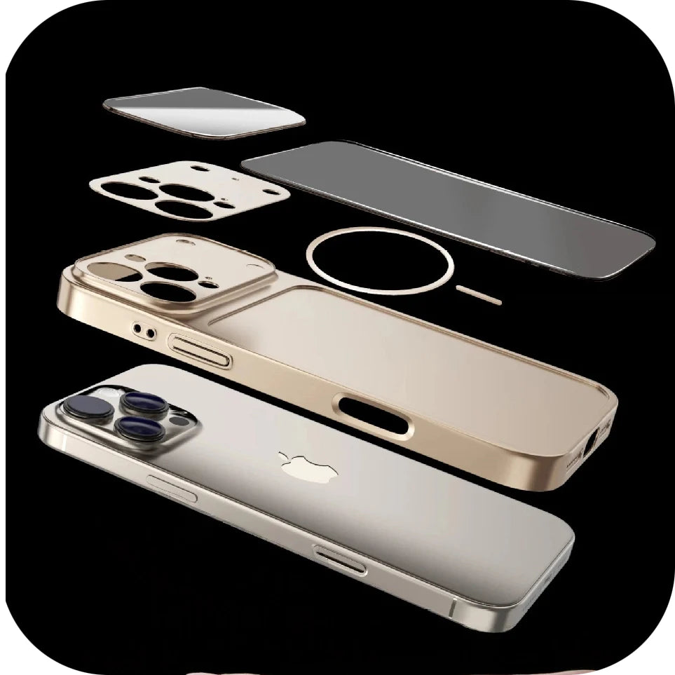 FrostView® – iPhone 17 Series Large Window Case with Lens Film