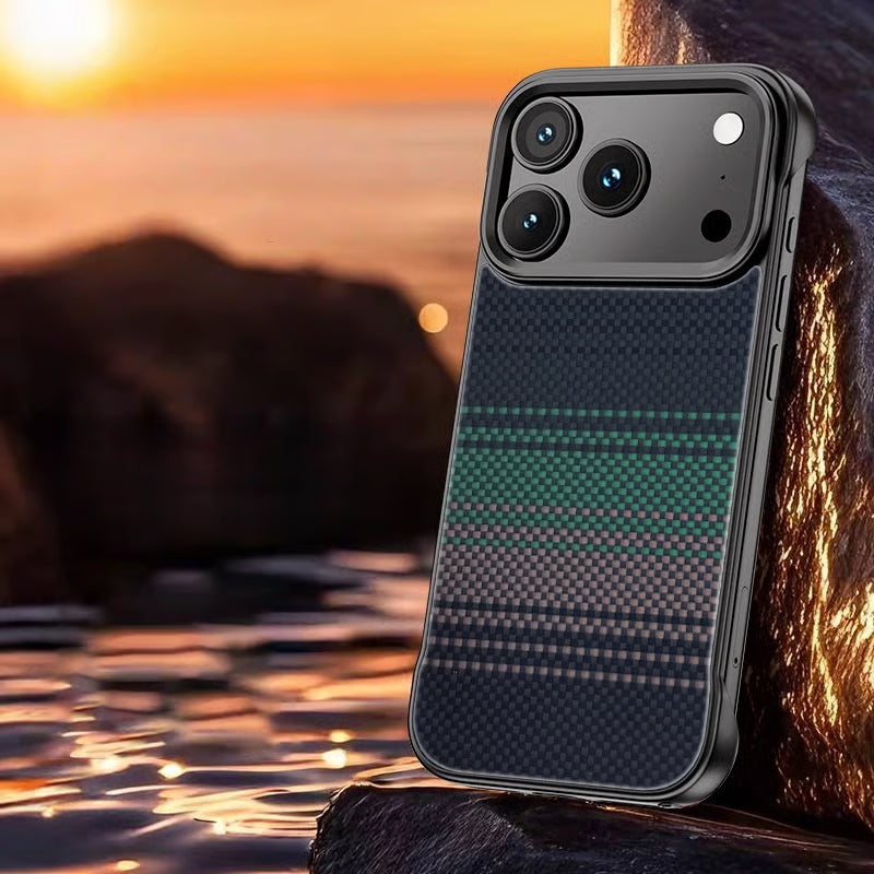 ArmaFrame® – iPhone 17 Series Kevlar Frameless MagSafe Case - FonKayz