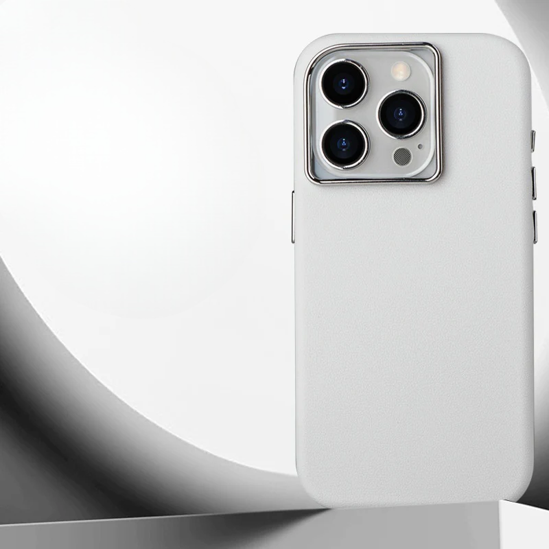 Advanced Silicone Leather Cover for iPhone - FonKayz