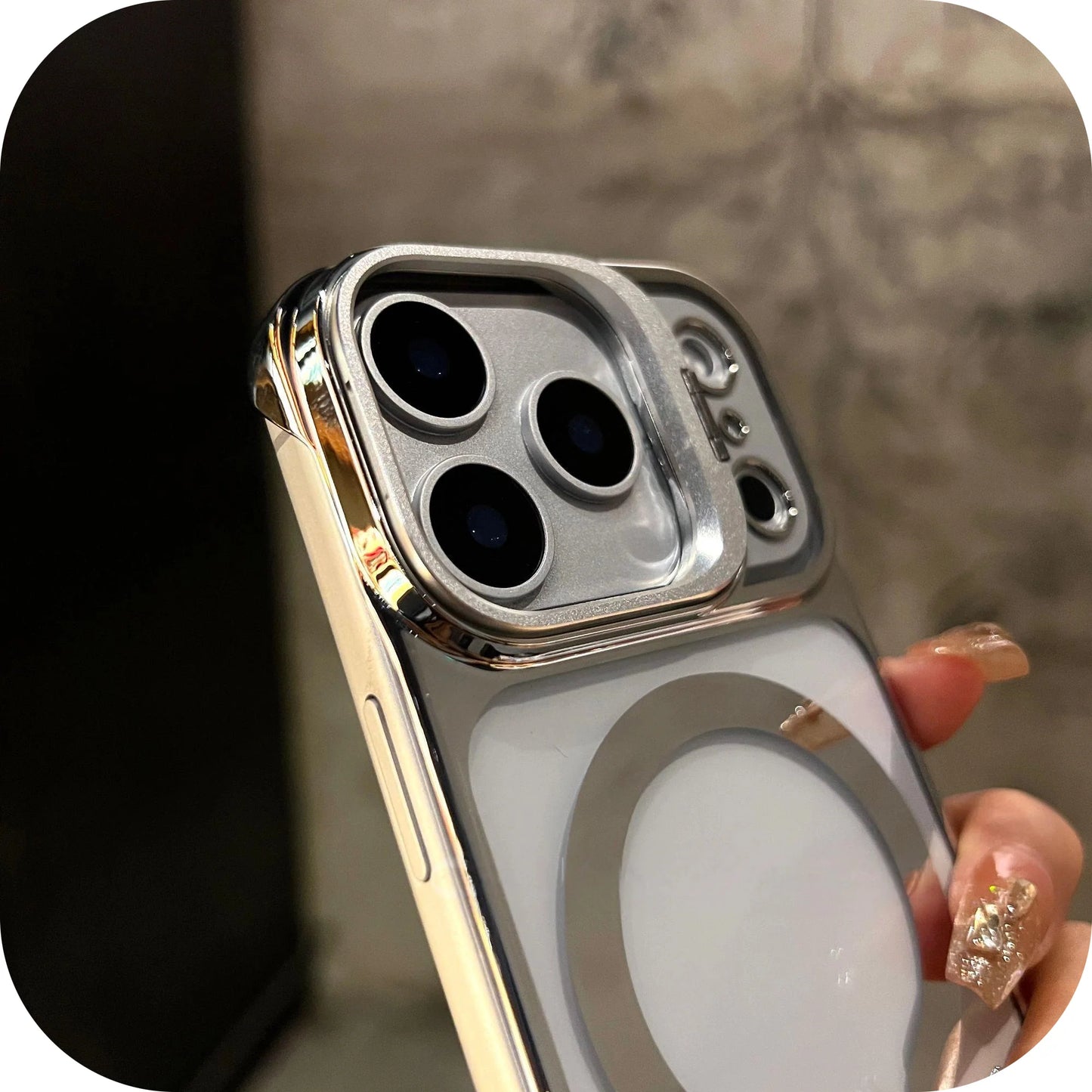 LensStand® – iPhone 17 Series Magnetic Borderless Case