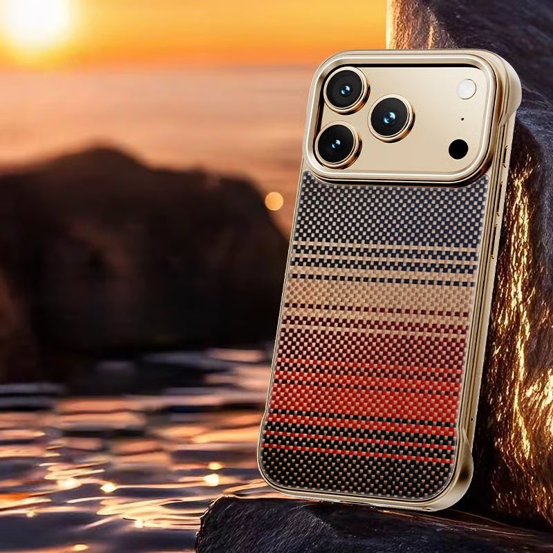 ArmaFrame® – iPhone 17 Series Kevlar Frameless MagSafe Case - FonKayz