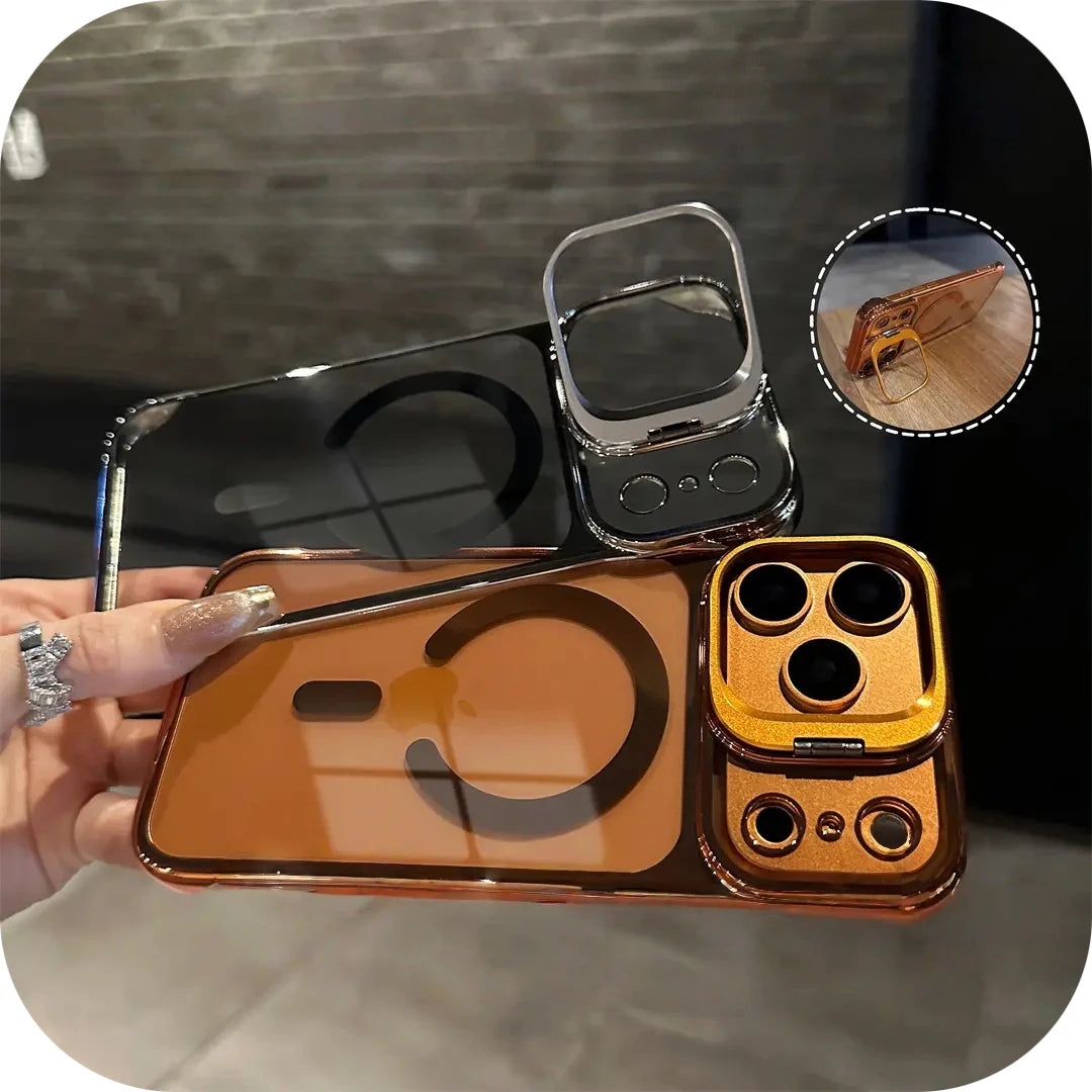 LensStand® – iPhone 17 Series Magnetic Borderless Case