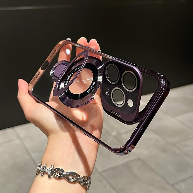 StandFlex® – iPhone 17 Series Dual-Bracket Clear Case