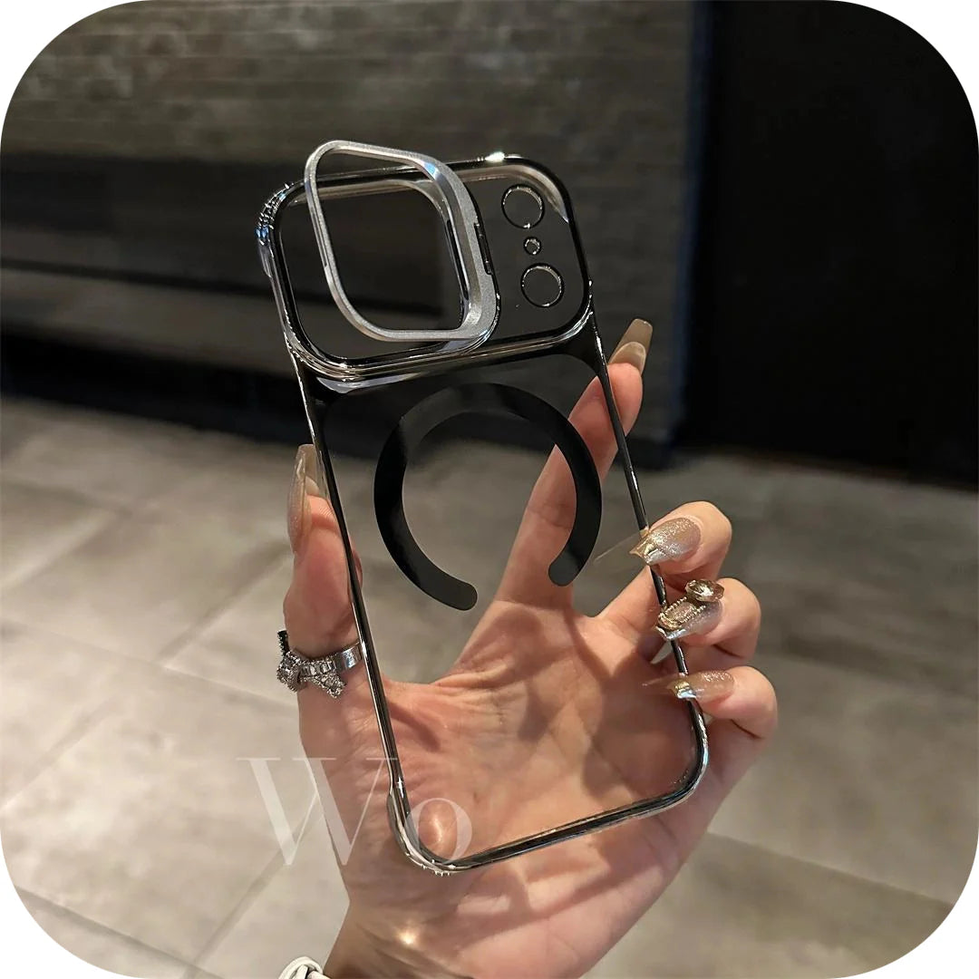 LensStand® – iPhone 17 Series Magnetic Borderless Case