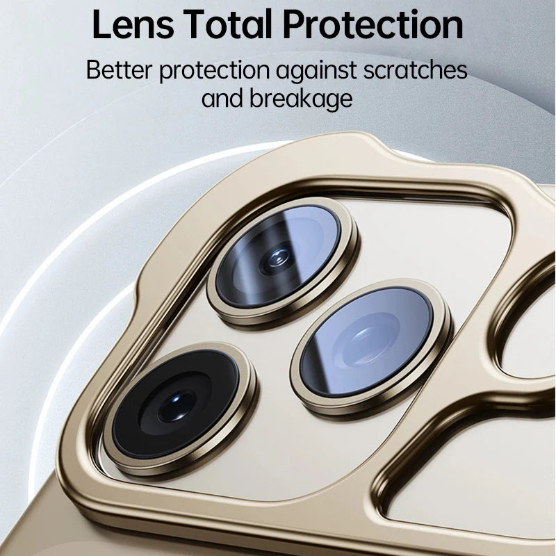 EdgeLite® – iPhone 17 Series Asymmetric Metal Frameless Case