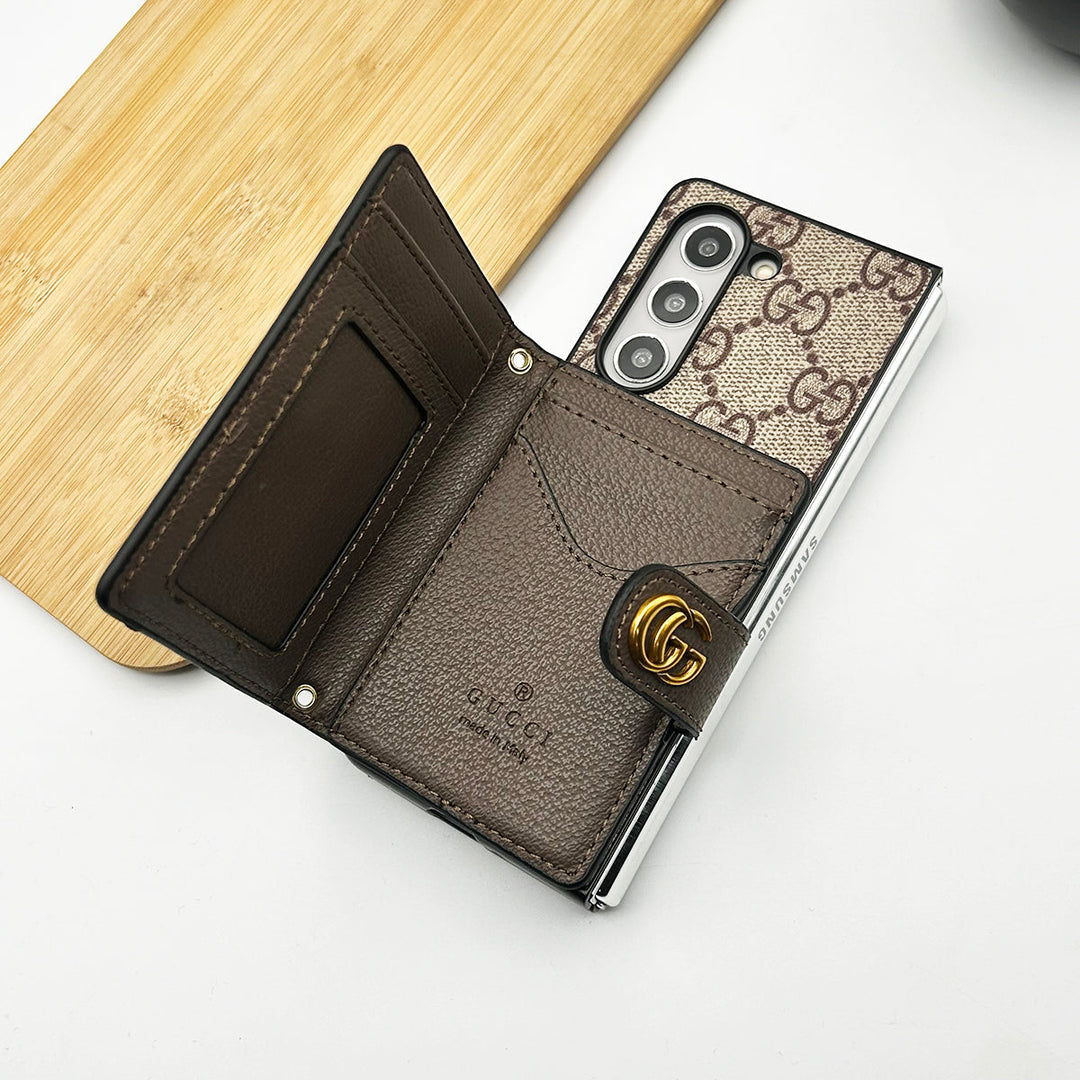 Samsung Galaxy Z Fold 6 Luxury Leather Case – Premium Designer Protection | Fonkayz