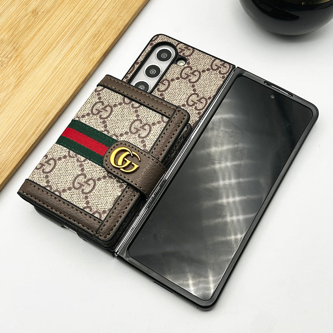 Samsung Galaxy Z Fold 6 Luxury Leather Case – Premium Designer Protection | Fonkayz