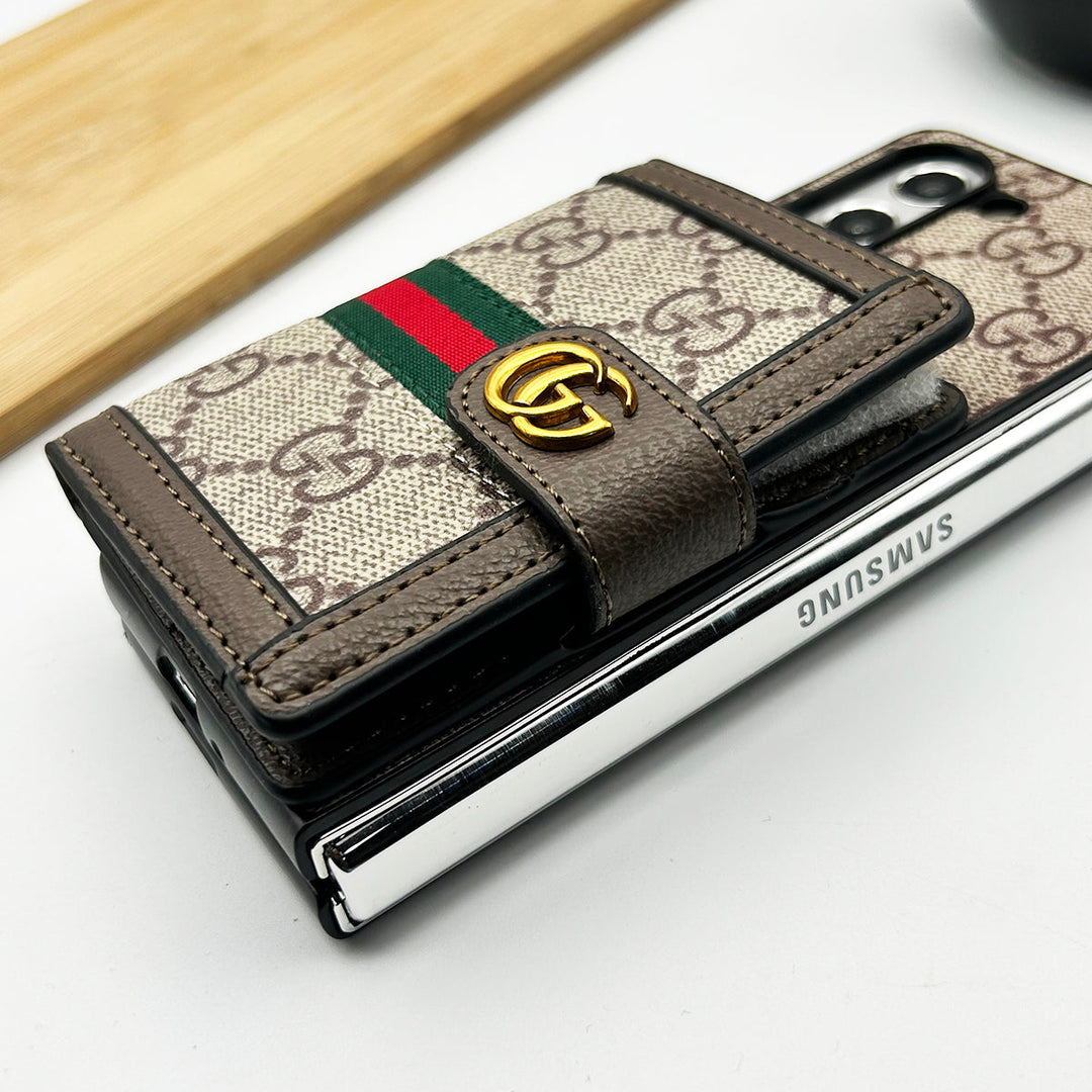Samsung Galaxy Z Fold 6 Luxury Leather Case – Premium Designer Protection | Fonkayz