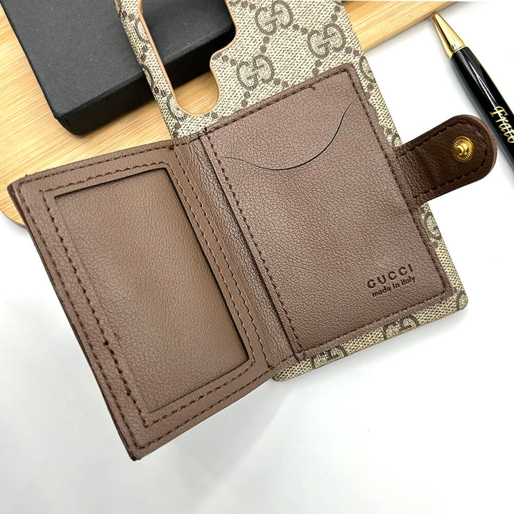 Fonkayz Luxury Leather Wallet Case for Samsung Galaxy S Series – Premium Protection & Card Holder