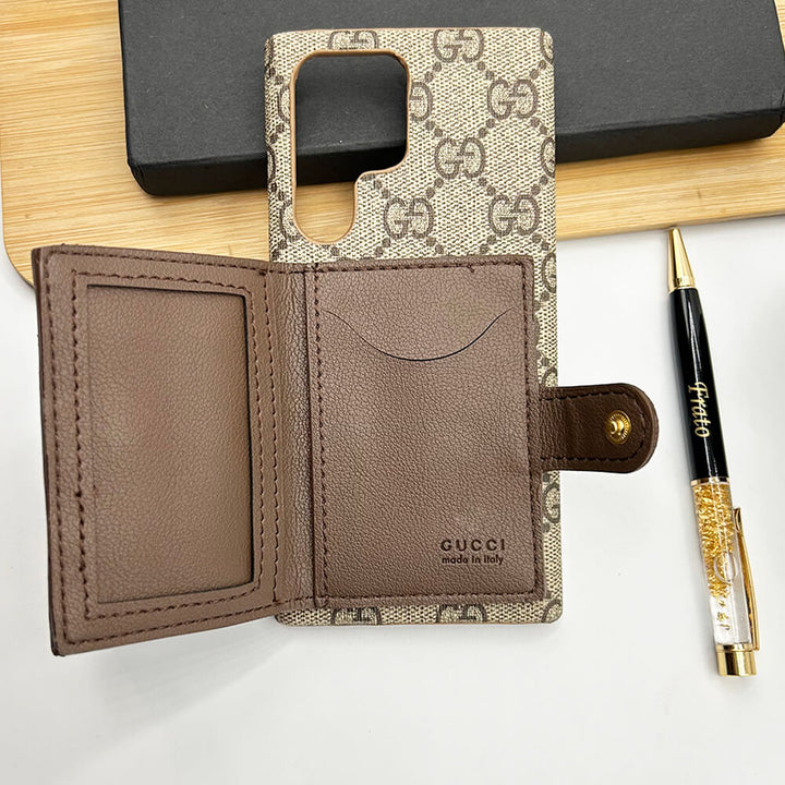 Fonkayz Luxury Leather Wallet Case for Samsung Galaxy S Series – Premium Protection & Card Holder