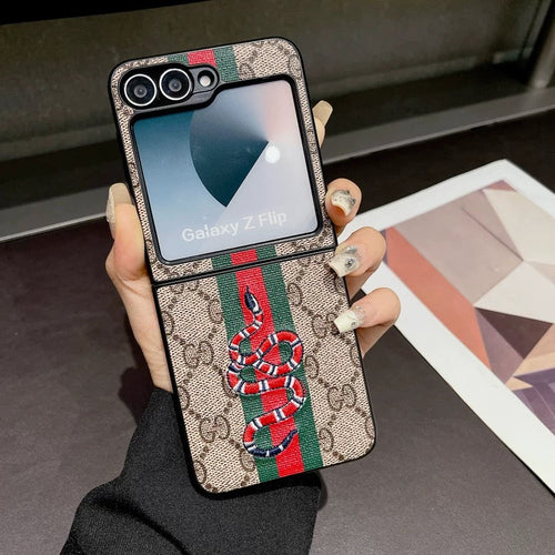 Luxury Fashion Brand Case for Samsung Z Flip Series