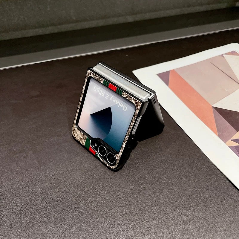Luxury Fashion Brand Case for Samsung Z Flip Series