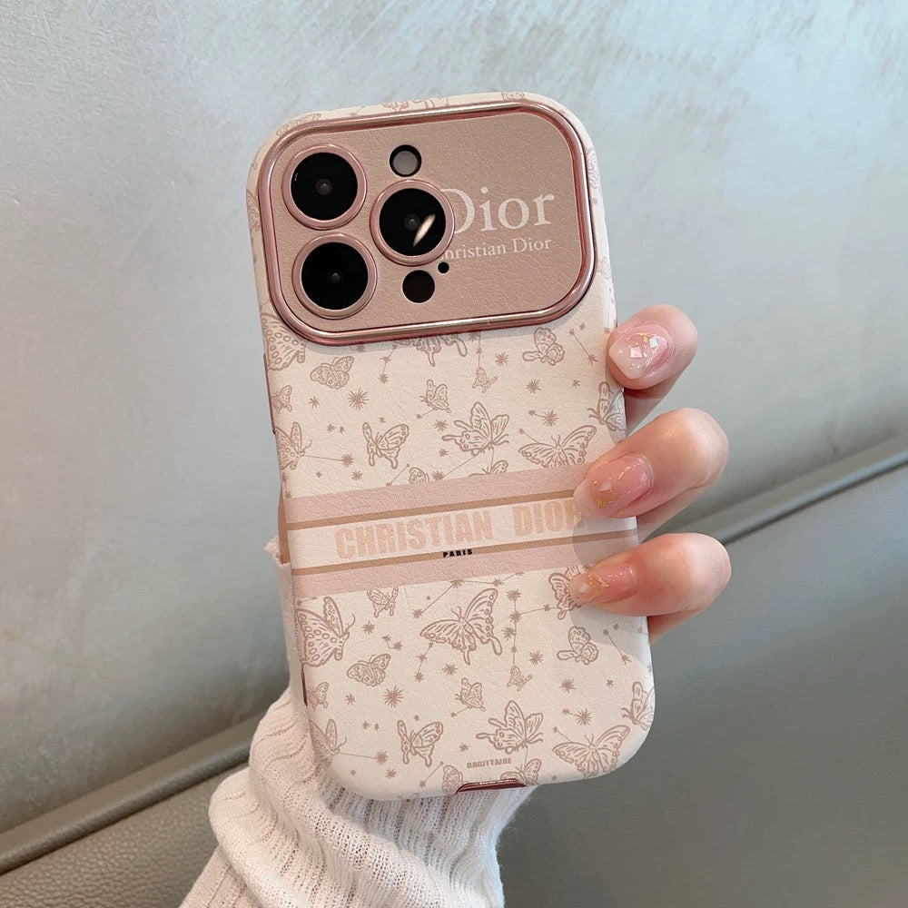 Luxury Pink Fashion Brand iPhone Case