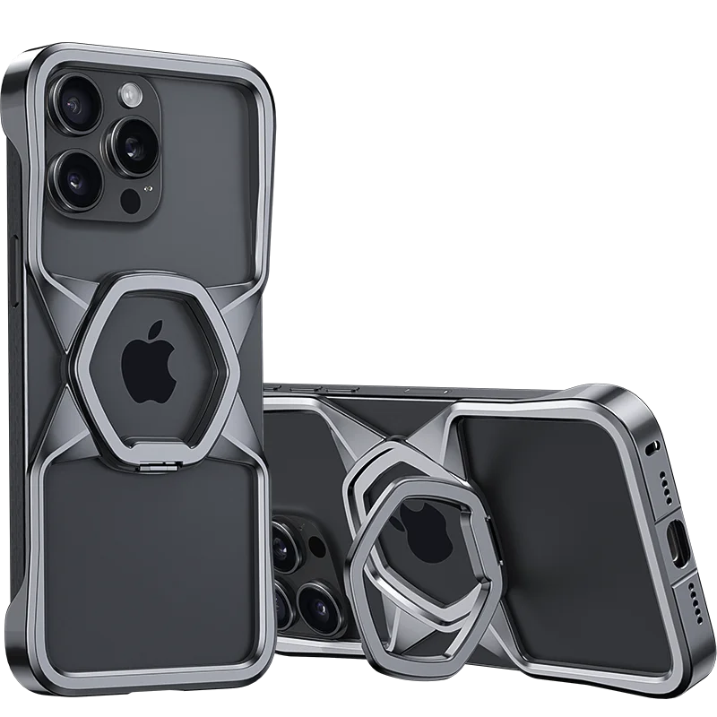 Metal Bumper Hollow Cover for iPhone - FonKayz