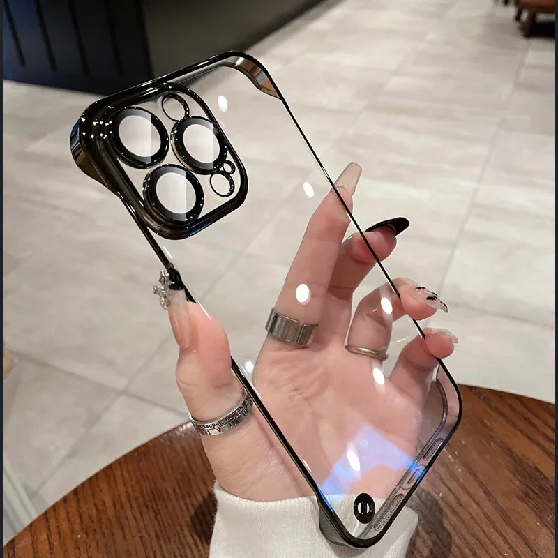 Slim Frameless Clear Cover for iPhone - FonKayz