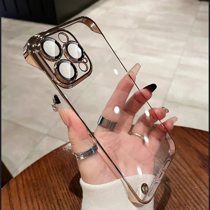 Slim Frameless Clear Cover for iPhone - FonKayz