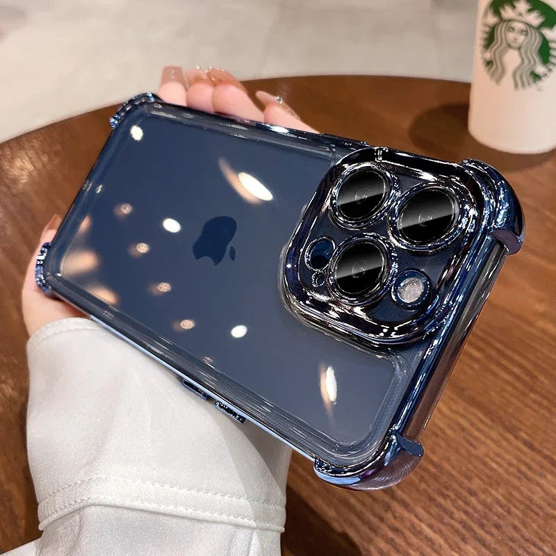 Transparent Electroplate Cover for iPhone - FonKayz