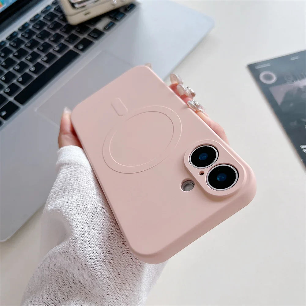 Liquid Silicone MagSafe Case for iPhone - FonKayz