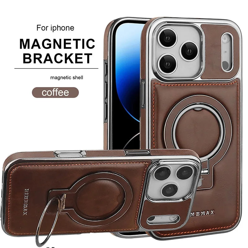 MagLeather® – iPhone 17 Series Luxury PU Leather Case