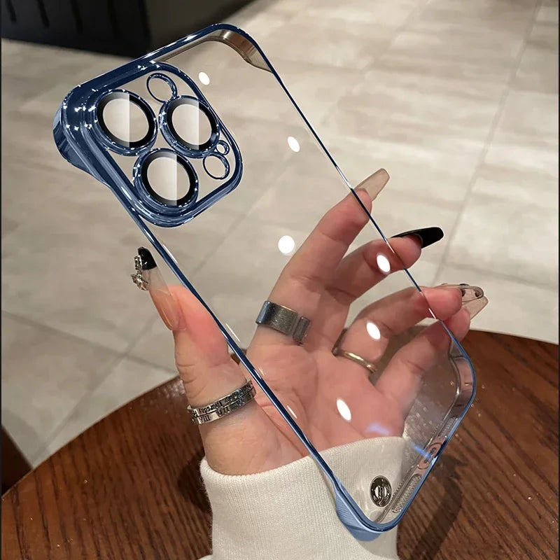 Slim Frameless Clear Cover for iPhone - FonKayz