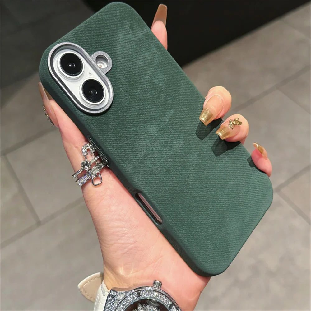 Luxury Flannel MagSafe Cover for iPhone - FonKayz