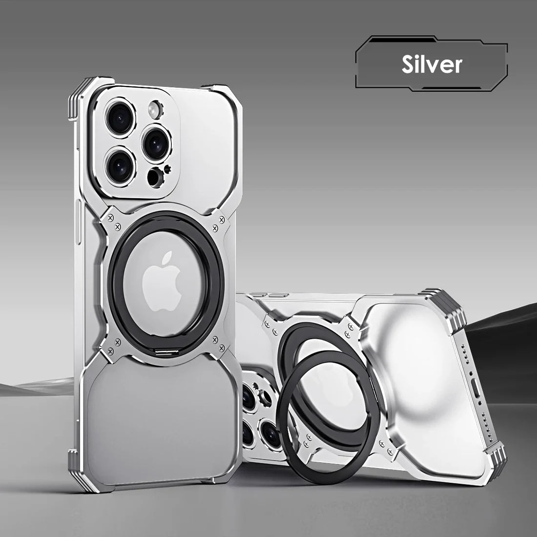 Metal Rimless Magnetic Cover for iPhone - FonKayz