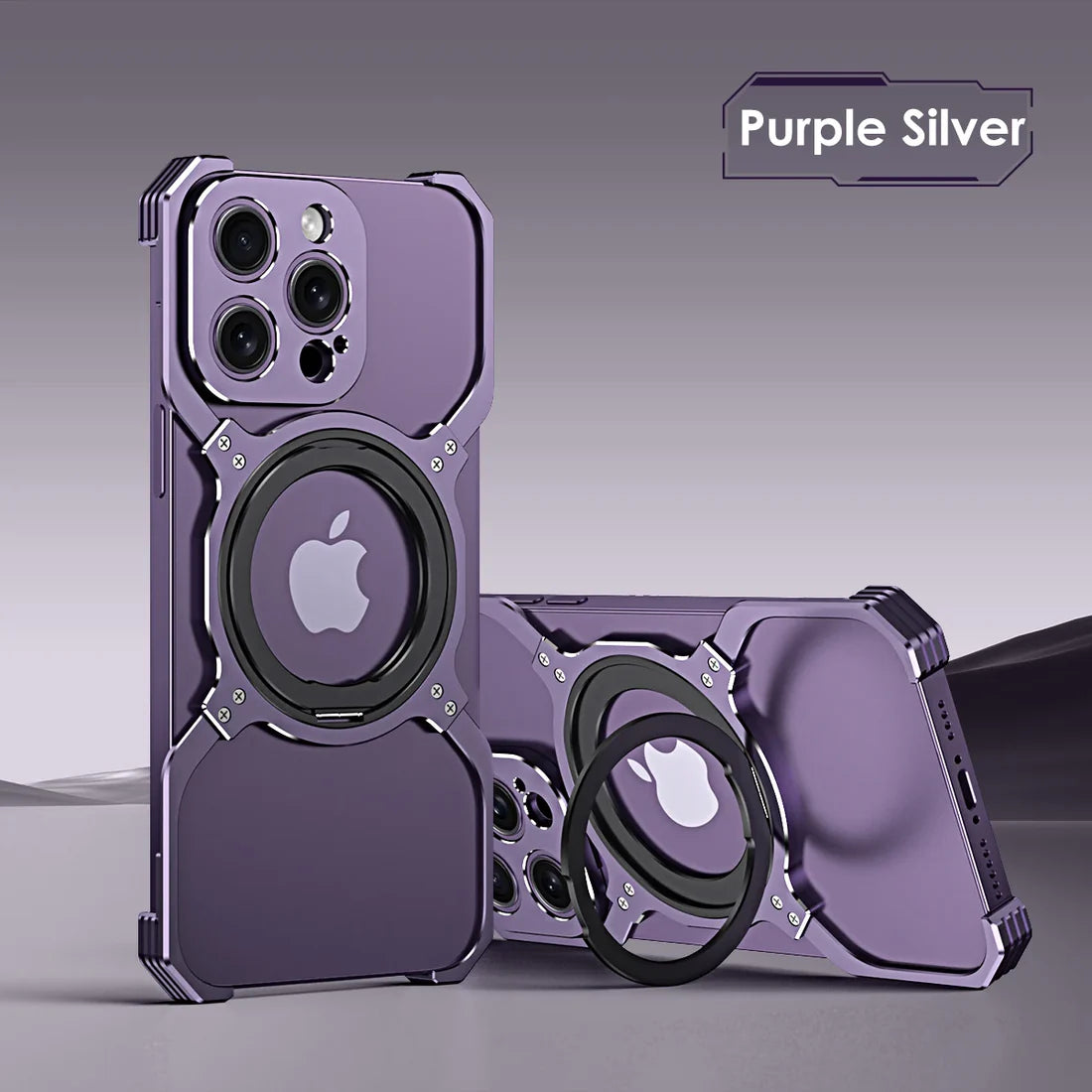 Metal Rimless Magnetic Cover for iPhone - FonKayz
