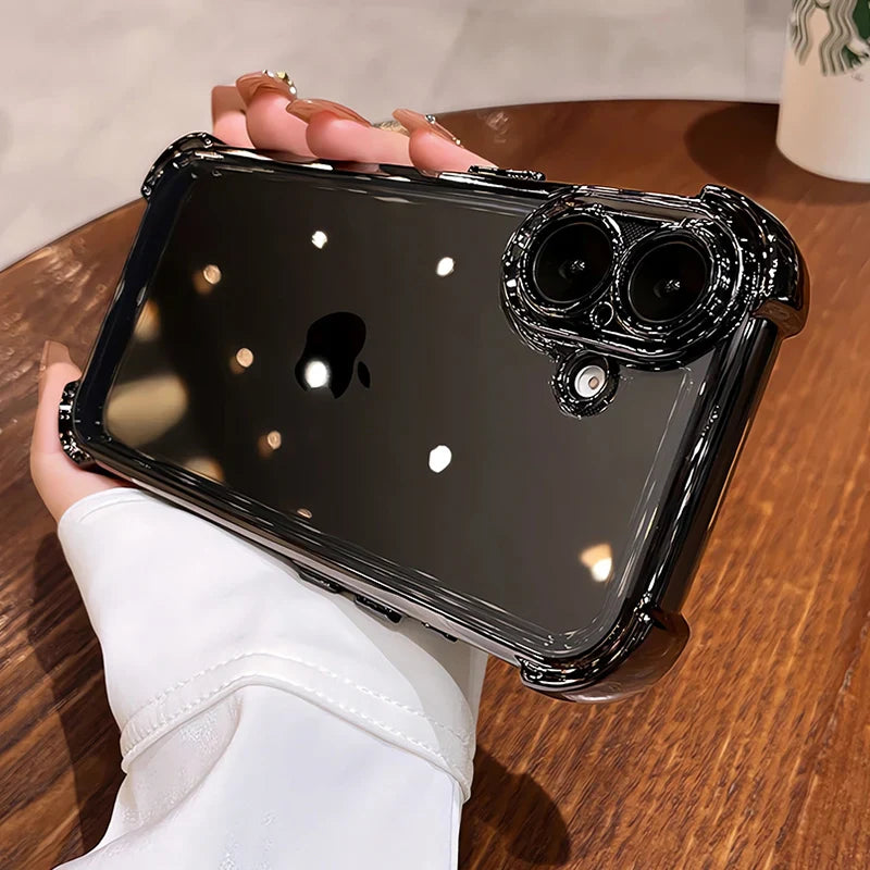 Transparent Electroplate Cover for iPhone - FonKayz