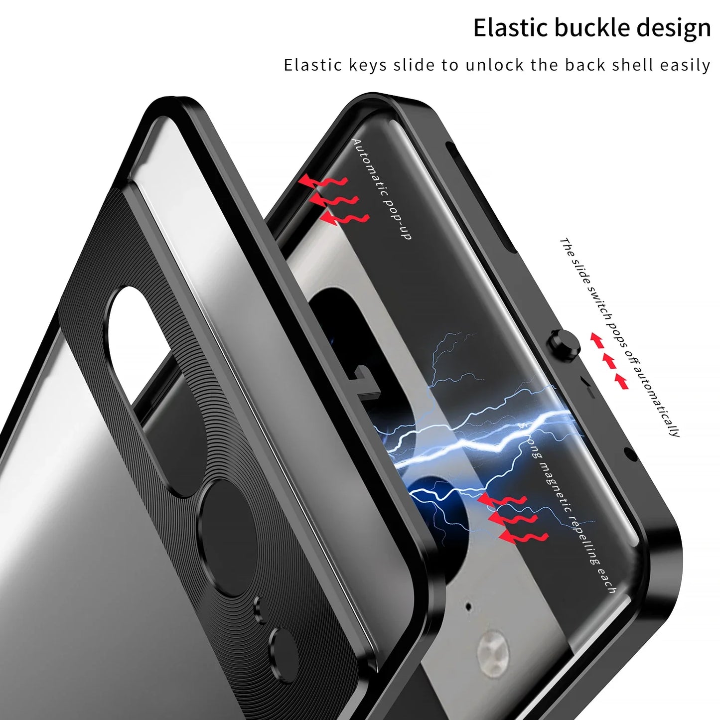 Magnetic Aluminum Case with Camera Protection For Google Pixel Series - FonKayz