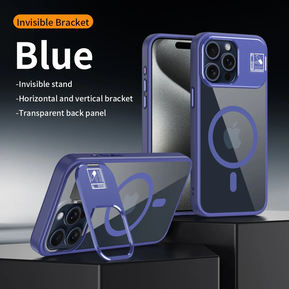 Luxury Lens Holder Cover for iPhone - FonKayz