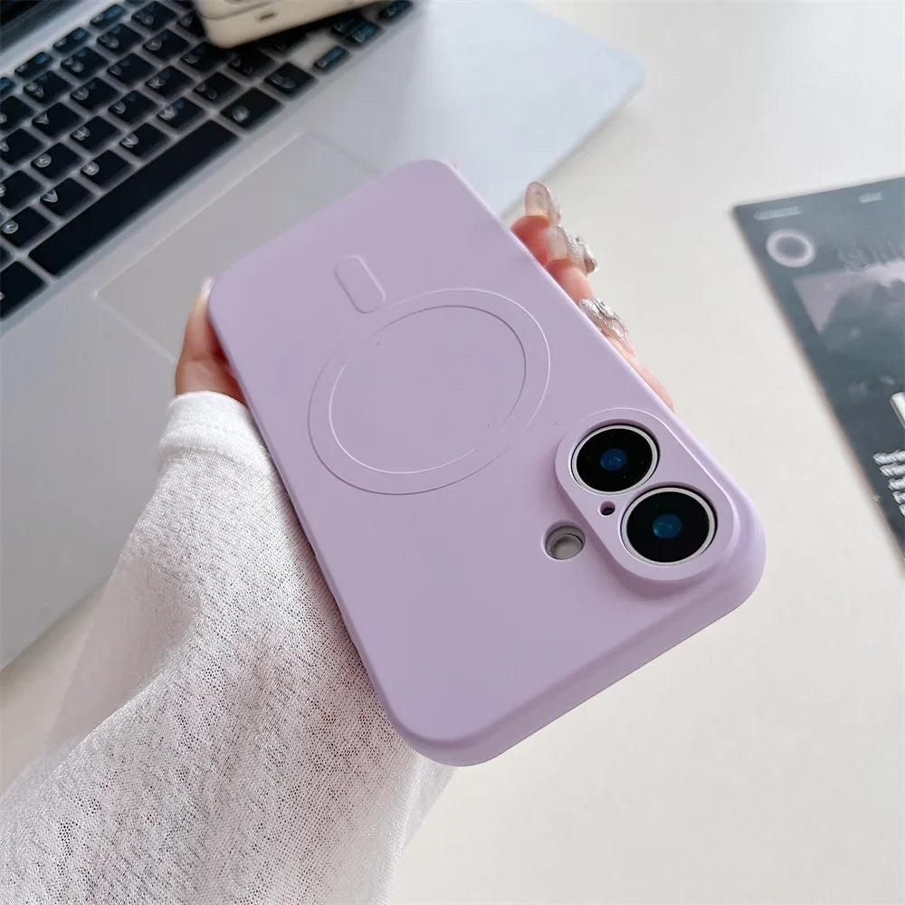 Liquid Silicone MagSafe Case for iPhone - FonKayz