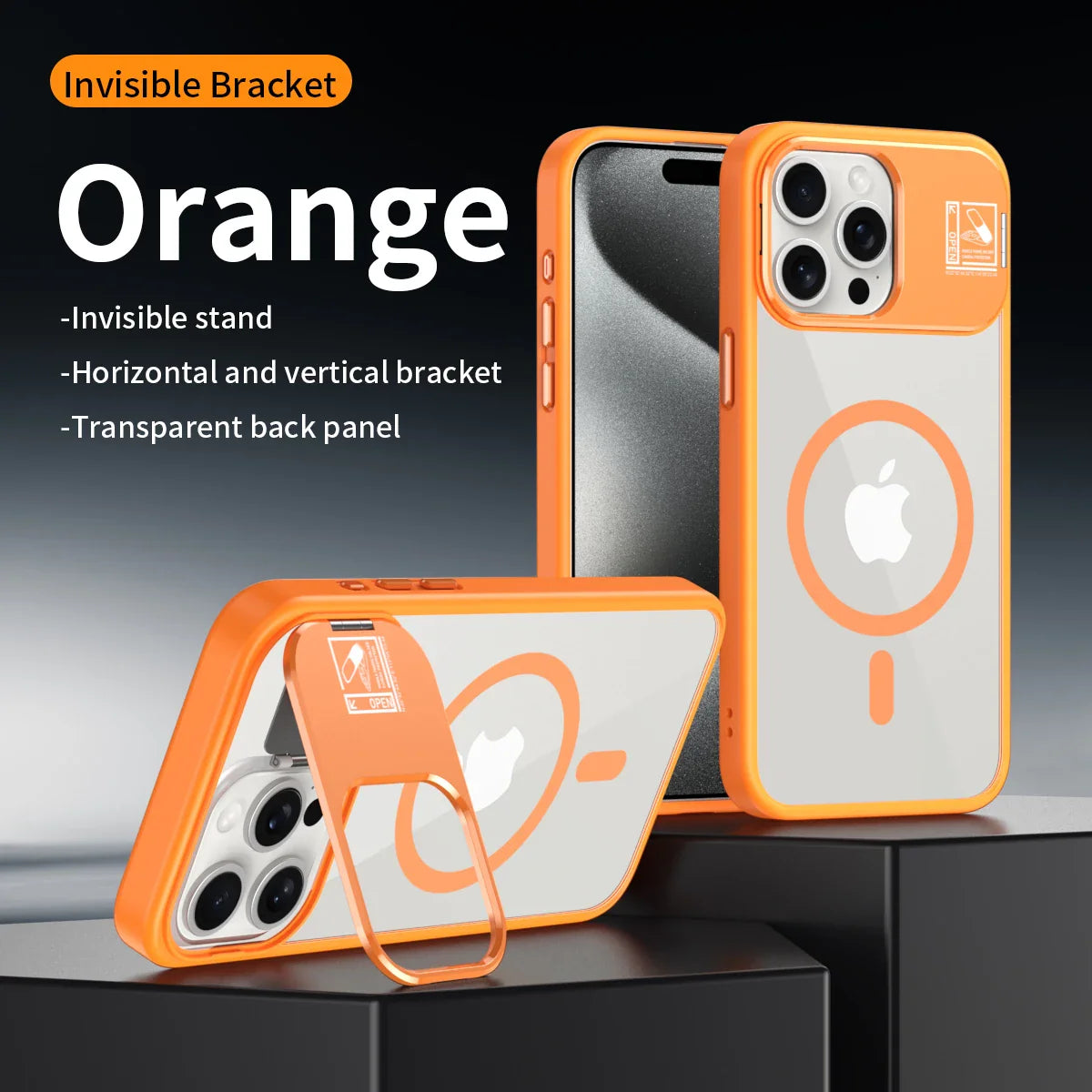Luxury Lens Holder Cover for iPhone - FonKayz
