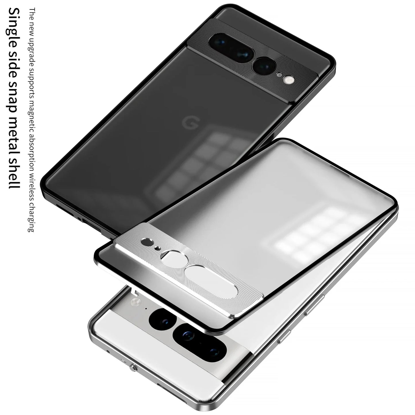 Magnetic Aluminum Case with Camera Protection For Google Pixel Series - FonKayz