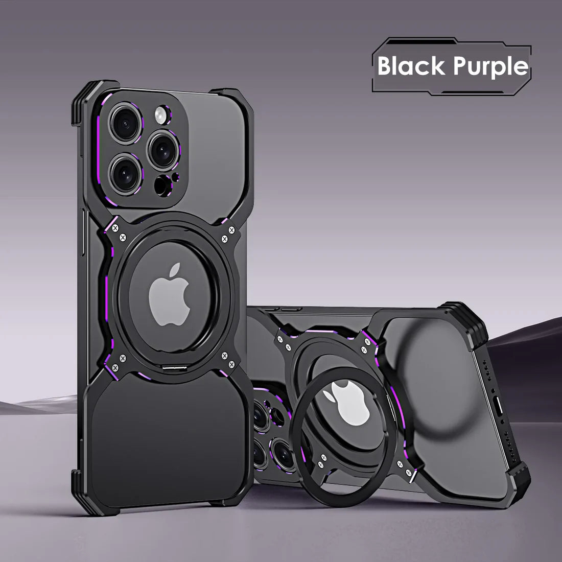 Metal Rimless Magnetic Cover for iPhone - FonKayz