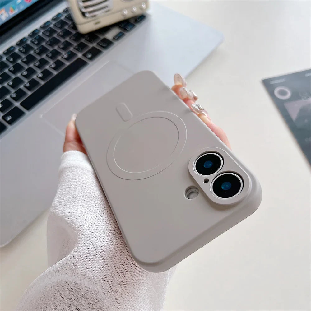 Liquid Silicone MagSafe Case for iPhone - FonKayz