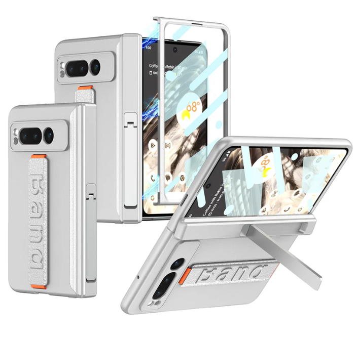 Magnetic MagSafe All-Inclusive Phone Case with Tempered Film and Damped Folding Bracket for Google Pixel Fold - FonKayz
