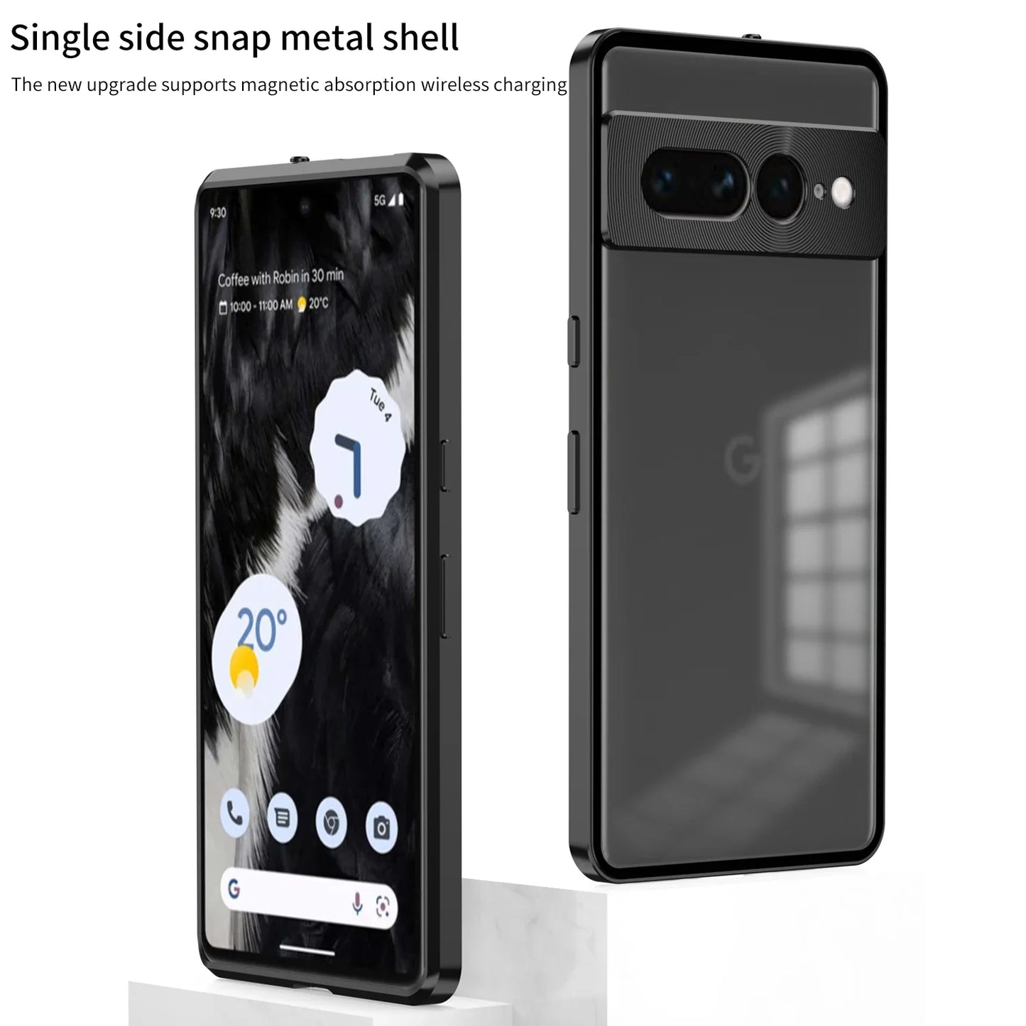 Magnetic Aluminum Case with Camera Protection For Google Pixel Series - FonKayz