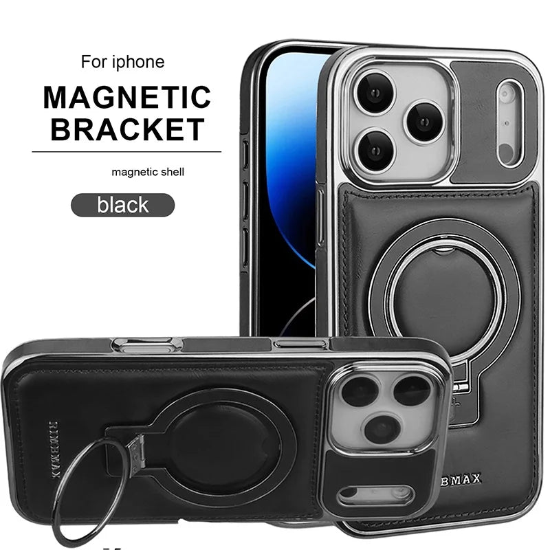 MagLeather® – iPhone 17 Series Luxury PU Leather Case