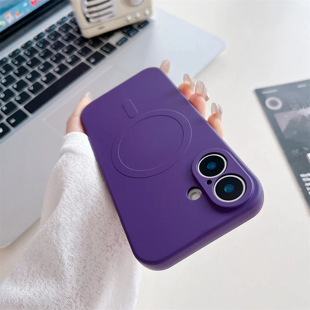 Liquid Silicone MagSafe Case for iPhone - FonKayz